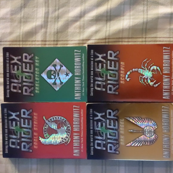 Other | Alex Rider Books Eagle Strike Scorpia Ark Angel Skeleton Key 4 ...